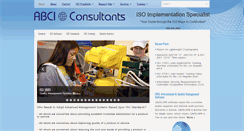 Desktop Screenshot of abcisoconsultants.com